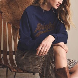 SUMMUM Alright Graphic Luxury Jersey Sweatshirt L